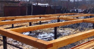Пол на винтовых сваях Раменское цена от 15516 руб.